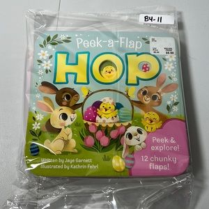 Hop peek a flap book